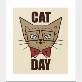 Cat day Posters and Art